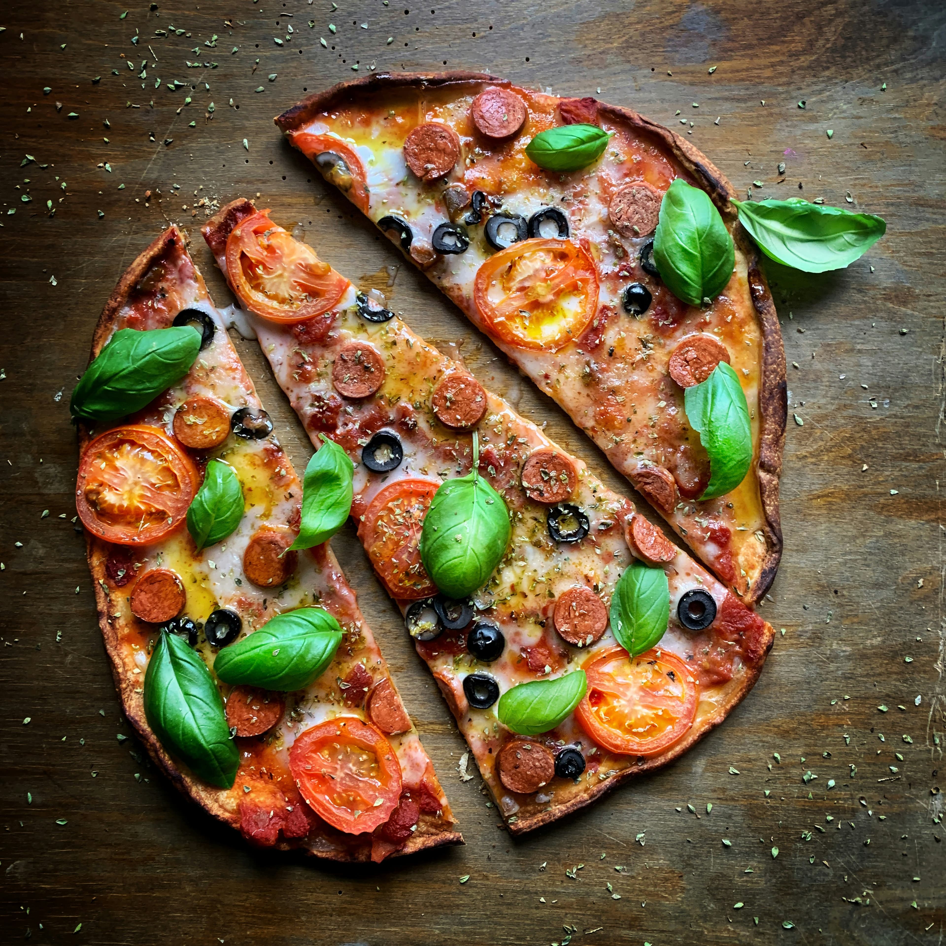 Frischer Pizzateig